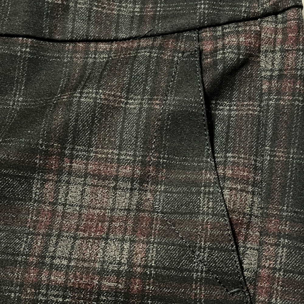Zac & Rachel•Red & Black Tapered Trousers - Picture 5 of 7